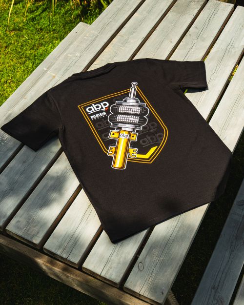ABP T-Shirt with ABP Shield Detailed Back black