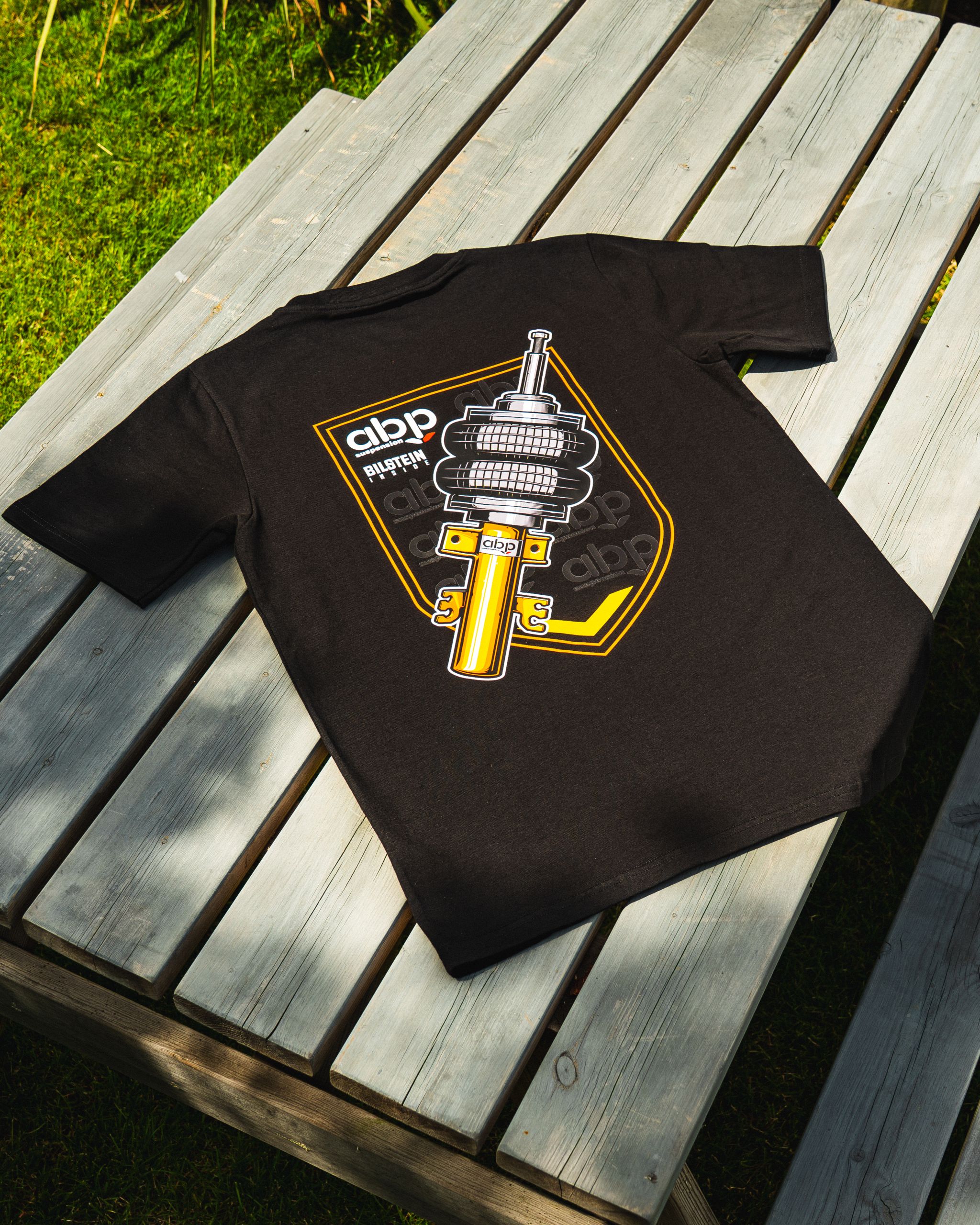 ABP T-Shirt with ABP Shield Detailed Back black