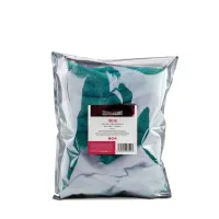 A packaged, folded drying towel with green and white colors. The packaging label reads "Stjärnagloss TÖRSTIG SUPER-ABSORBENT DRYING TOWEL." The background is plain white.