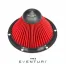 Conical red air filter with black center labeled "EVENTURI," shown against a white background. Below is the text: "TYPE B EVENTURI™."