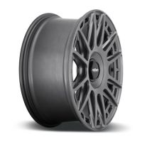 A grey alloy wheel with a multi-spoke design displaying the brand name "rotiform" in the center hub, set against a plain white background.