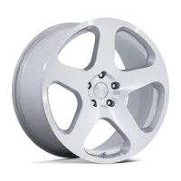 Rotiform NUE wheels in Gloss Silver with Machined Face