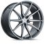 Vossen HF-3 wheels in gloss graphite polished finish