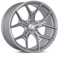 Vossen HF-5 wheels in a Satin Silver finish. For a Volkswagen Transporter fitment