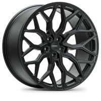 Vossen HF-2 wheels in the Satin Black finish. Suitable for a Land Rover Defender 90 & 110 fitment.