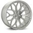 Vossen HF-2 wheels in the Silver Polished finish, in the 22x10.5 5x120 +38 fitment.