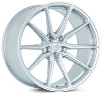 Vossen HF-3 wheels in the Satin Silver finish, in the 22x10.5 5x120 +38 fitment.