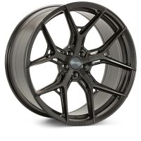 Vossen HF-5 whees in the Anthracite finish, in the 22x10.5 5x120 +38 fitment.