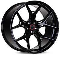 Vossen HF-5 wheels in the Gloss Black finish, in the 22x10.5 5x120 +38 fitment.