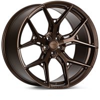 Vossen HF-5 wheels in the Satin Bronze finish, in the 22x10.5 5x120 +38 fitment.