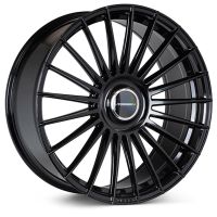 Vossen HF-8 wheels in the Gloss Black finish, in the 22x10.5 5x120 +38 fitment.