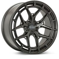 Vossen HFX-1 wheels in the Matte Gunmetal finish, in the 22x10.5 5x120 +38 fitment.