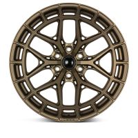 A bronze alloy wheel with intricate, symmetrical spoke design, centered on a white background. Text: "VEHILEN OFF-ROAD WHEEL."