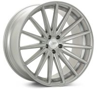 Vossen VFS-2 wheels in the Satin Silver finish. Suitable for the Land Rover Defender 90 & 110 fitment.