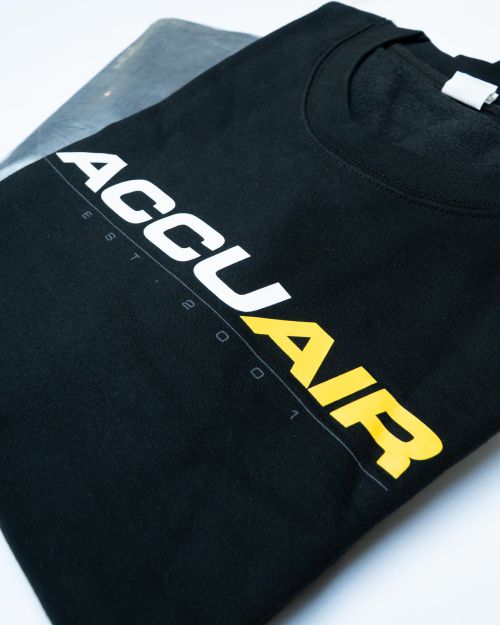 accuair sweatshirt in black