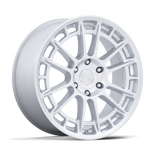 Rotiform OZR-T wheels in a gloss silver finish.